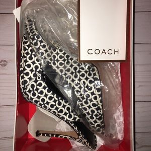 Coach signature heels